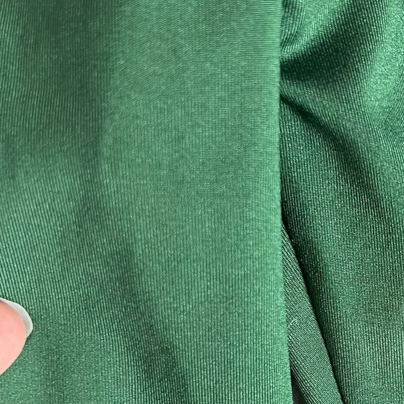 REVOLVE Dress Womens XS Superdown Martyna Deep V Emerald Classy Party Night Out - Picture 12 of 12